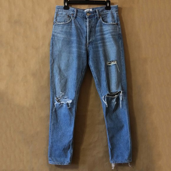 AGOLDE | Jamie High Rise Classic Jeans in Dakota - Picture 1 of 16